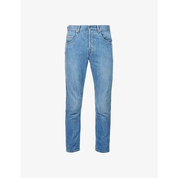 Gucci Tapered Faded-Wash Denim Jeans Size 34 - Picture 2 of 10